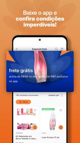 Natura: Perfumes e Cosméticos для Android — скриншот 3