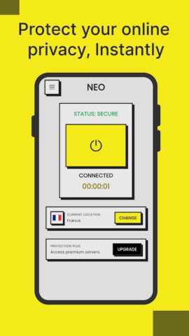 Neo VPN — Secure VPN Proxy для Android — скриншот 1