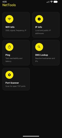 Net Tools для Android — скриншот 2