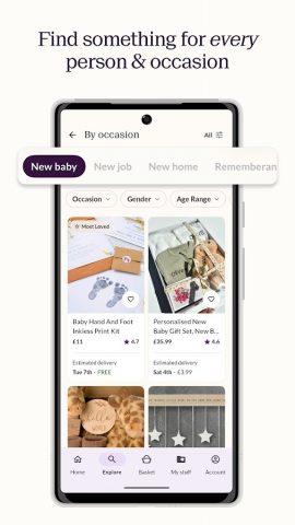 Not On The High Street: Gifts для Android — скриншот 2