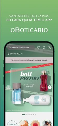 O Boticário: Perfumaria e Make для Android — скриншот 1