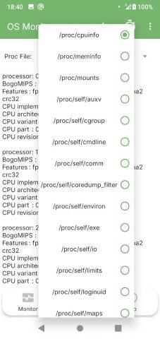 OS Monitor: диспетчер задач для Android — скриншот 4