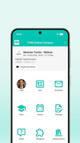 Online-Campus mobil для Android — скриншот 4