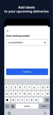 Ordertracker — parcel tracking для iOS — скриншот 3
