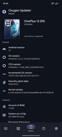 Oxygen Updater для Android — скриншот 4