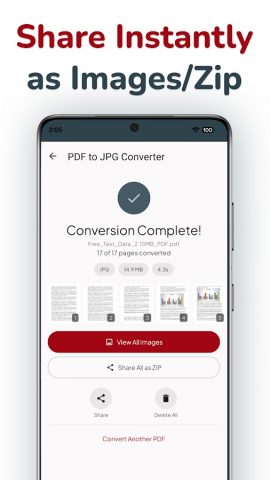 PDF to JPG Converter для Android — скриншот 4