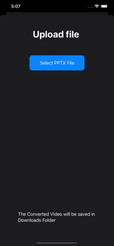PPTX to Video для iOS — скриншот 1