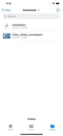 PPTX to Video для iOS — скриншот 3