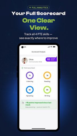 PTE Exam Practice & Mock Tests для Android — скриншот 3