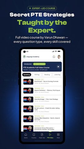 PTE Exam Practice & Mock Tests для Android — скриншот 5