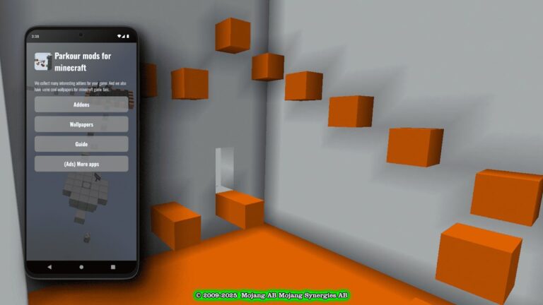 Паркур моды на майнкрафт для Android — скриншот 1