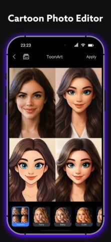 Polaroid AI Фото : ToonArt для iOS — скриншот 2