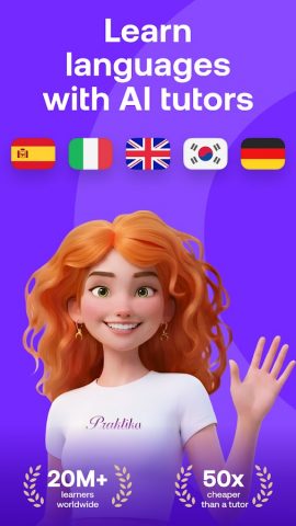 Praktika – AI Language Tutor — скриншот 1