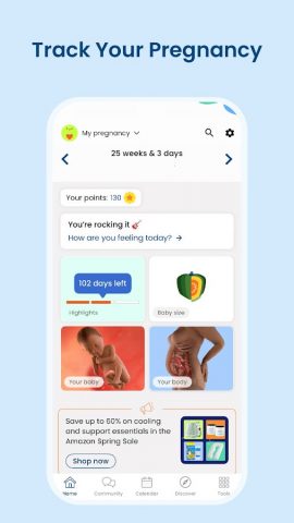 Pregnancy App & Baby Tracker для Android — скриншот 1