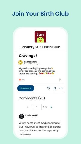 Pregnancy App & Baby Tracker для Android — скриншот 3