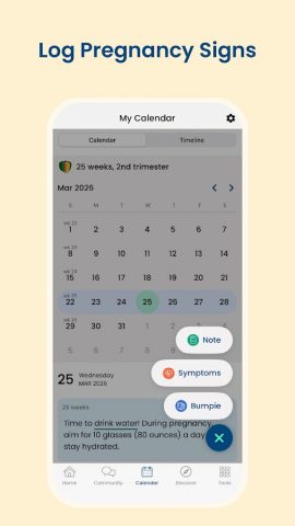 Pregnancy App & Baby Tracker для Android — скриншот 4
