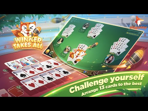 Обложка трейлера Pusoy ZingPlay — 13 cards game