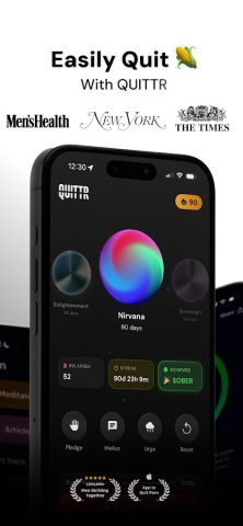 QUITTR — Break Free Now для Android — скриншот 1