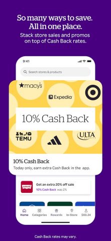 Rakuten: Cash Back and Deals для Android — скриншот 5