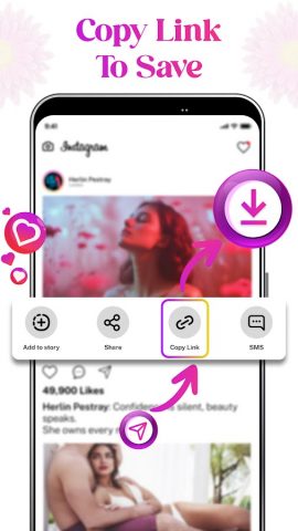 Reels Downloader | Story Saver для Android — скриншот 1