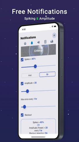 Резонанс Шумана для Android — скриншот 3