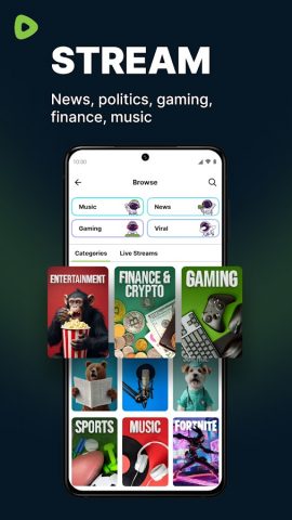 Rumble: Stream & Watch Videos для Android — скриншот 4