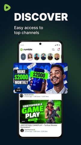 Rumble: Stream & Watch Videos для Android — скриншот 5