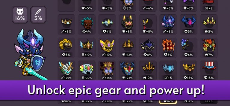 Рыцарь Герой: битва, idle, RPG для iOS — скриншот 2