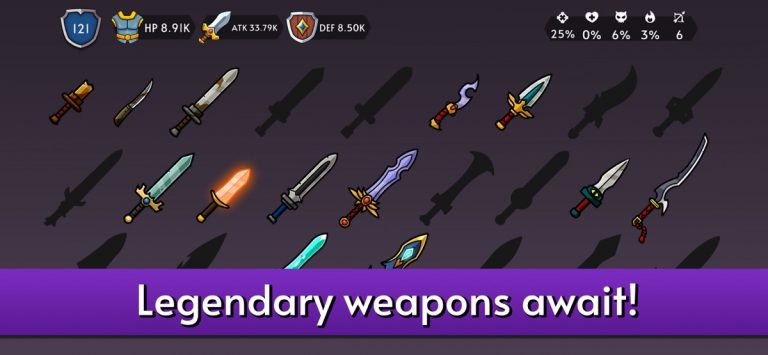 Рыцарь Герой: битва, idle, RPG для iOS — скриншот 5