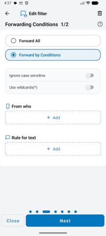 SMS Forwarder для Android — скриншот 4