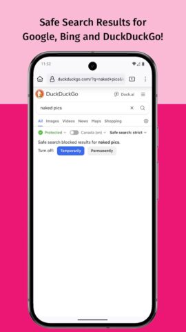 SPIN Safe Browser: Web Filter для Android — скриншот 3