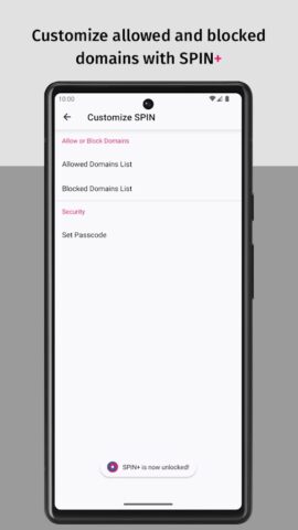 SPIN Safe Browser: Web Filter для Android — скриншот 5