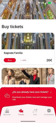 Sagrada Familia Official для Android — скриншот 2
