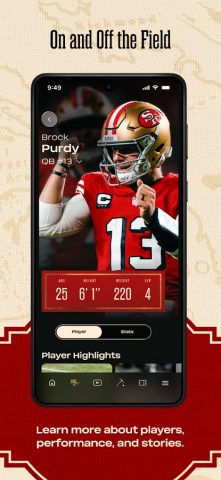 San Francisco 49ers для Android — скриншот 4