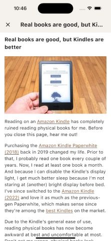 Send To Kindle для Android — скриншот 5