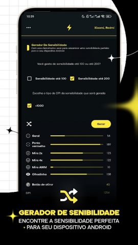 SensiLag FF Plus- Mais Sensi для Android — скриншот 2