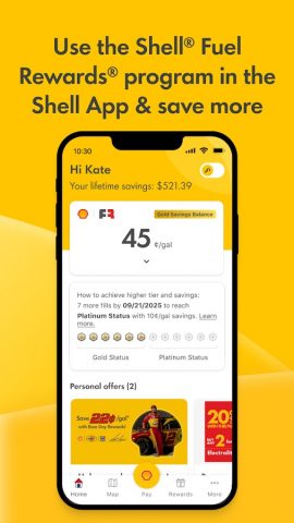 Shell: Fuel, Charge & More для Android — скриншот 1
