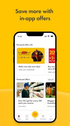 Shell: Fuel, Charge & More для Android — скриншот 2