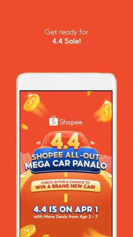 Shopee PH: 4.4 Sale для Android — скриншот 2