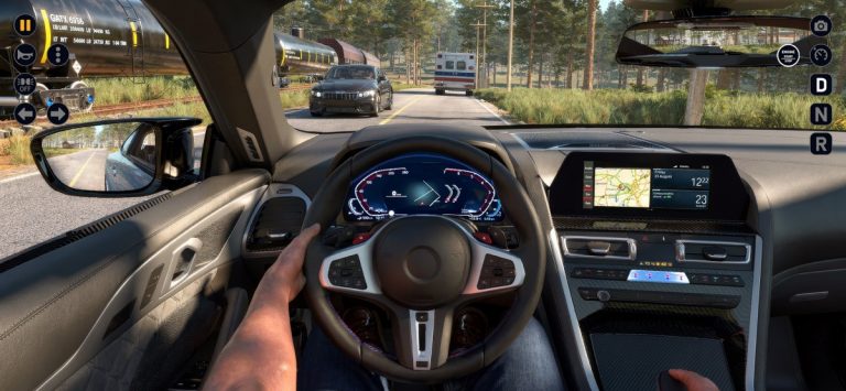 Симулятор вождения машины: EVO для iOS — скриншот 2