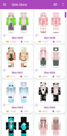 Скины девочек для Android — скриншот 4