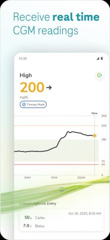 SmartGuide — Accu-Chek CGM для Android — скриншот 3