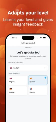 Speak Out: AI Language Tutor для iOS — скриншот 3