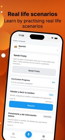 Speak Out: AI Language Tutor для iOS — скриншот 5