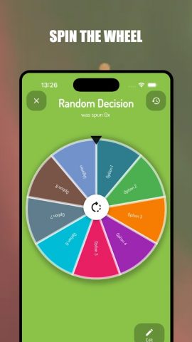 Spin The Wheel — Random Picker для Android — скриншот 1