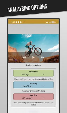 Стабилизатор Видео для Android — скриншот 4