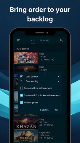Steam Achievements — Tenacity для Android — скриншот 4