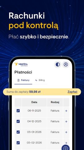 Strefa Klienta Vectra для Android — скриншот 1