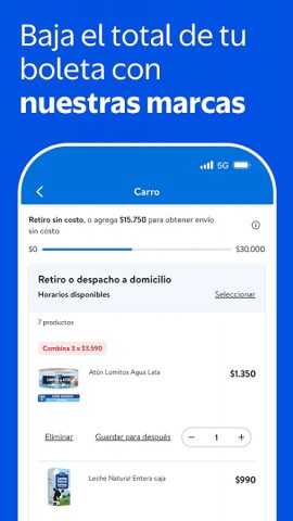 Supermercado Lider App для Android — скриншот 4