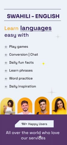 Swahili To English Translator для Android — скриншот 1